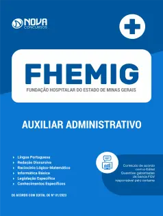 Apostila FHEMIG em PDF - Auxiliar Administrativo