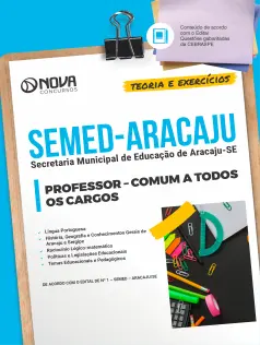 Apostila SEMED Aracaju em PDF 2024 - Professor - Comum a Todos os Cargos