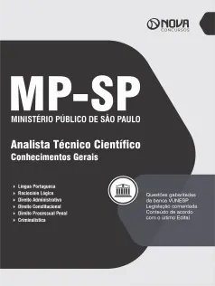 Apostila MP-SP em PDF 2024 - Analista Técnico Científico - Conhecimentos Gerais