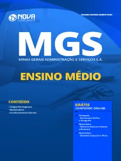 Apostila MGS-MG em PDF - Ensino Médio (Auxiliar de Apoio ao Educando e Operador de Equipamento Reprográfico)