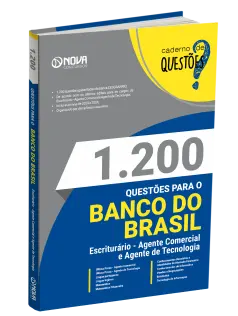 Livro 1.200 Questões Gabaritadas para o Banco do Brasil - Escriturário - Agente Comercial e Agente de Tecnologia