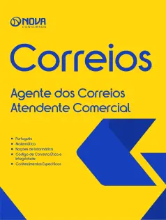 Apostila CORREIOS em PDF - Agente dos Correios - Atendente Comercial