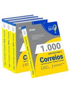 Livro 1.000 Questões Gabaritadas para o CORREIOS - Agente dos Correios - Atendente Comercial