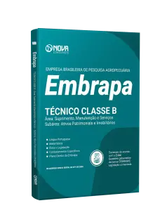 Apostila EMBRAPA 2025 - Técnico Classe B - Área: Suprimento, Manutenção e Serviços – Subárea: Ativos Patrimoniais e Imobiliários