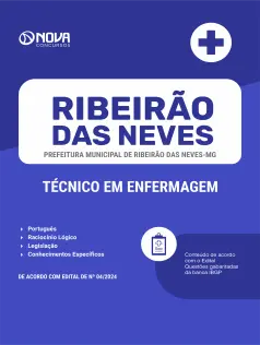 Apostila Prefeitura de Ribeirão das Neves - MG 2024 - Técnico em Enfermagem