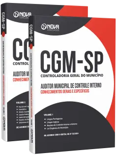 Apostila CGM-SP 2024 - Auditor Municipal de Controle Interno: Conhecimentos Gerais e Específicos