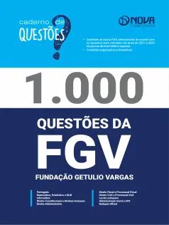 1.000 Questões Gabaritadas da FGV em PDF