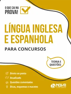 Língua Inglesa e Espanhola para Concursos - Ed. 2024 em PDF 