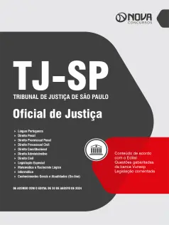 Apostila TJ-SP em PDF 2024 - Oficial de Justiça