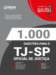 1.000 Questões Gabaritadas TJ-SP - Oficial de Justiça em PDF