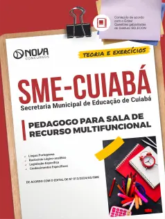 Apostila SME Cuiabá em PDF 2024 - Pedagogo para Sala de Recurso Multifuncional