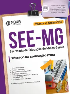 Apostila SEE-MG em PDF - Técnico da Educação - TDE