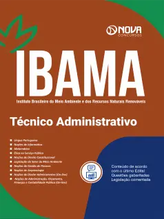 Apostila IBAMA em PDF 2024 - Técnico Administrativo