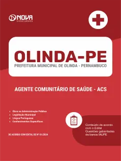 Apostila Prefeitura de Olinda - PE 2024 - Agente Comunitário de Saúde - ACS