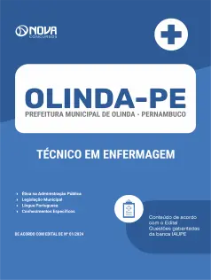 Apostila Prefeitura de Olinda - PE em PDF 2024 - Técnico de Enfermagem