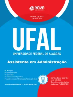 Apostila UFAL em PDF 2024 - Assistente em Administração