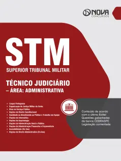 Apostila STM 2024 - Técnico Judiciário - Área Administrativa