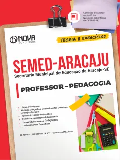 Apostila SEMED Aracaju em PDF 2024 - Professor - Pedagogia