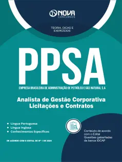 Apostila PPSA em PDF - Analista de Gestão Corporativa Licitações e Contratos