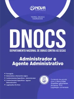 Apostila DNOCS em PDF 2024 - Administrador e Agente Administrativo