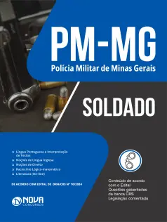 Apostila PM-MG em PDF 2024 - Soldado