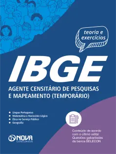 Apostila IBGE em PDF 2024 - Agente Censitário de Pesquisas e Mapeamento - Temporário