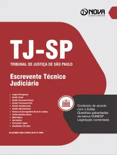 Apostila TJ-SP em PDF 2024 - Escrevente Técnico Judiciário