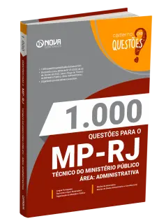 Livro 1.000 Questões Gabaritadas para o MP-RJ - Técnico do Ministério Público - Área: Administrativa