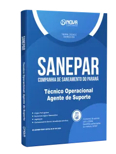 Apostila SANEPAR 2024 - Técnico Operacional - Agente de Suporte