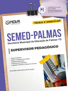 Apostila SEMED Palmas - TO em PDF 2024 - Supervisor Pedagógico