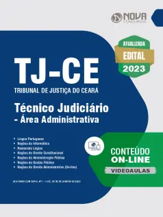 Apostila TJ-CE em PDF - Técnico Judiciário - Área Administrativa