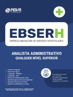 Apostila EBSERH em PDF - Analista Administrativo - Qualquer Nível Superior