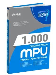 Livro 1.000 Questões Gabaritadas para o MPU - Técnico - Administração