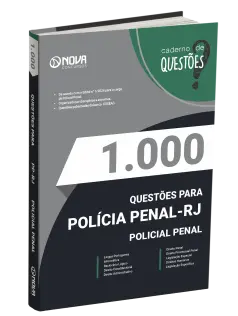 Livro 1.000 Questões Gabaritadas para a Polícia Penal - RJ - Policial Penal