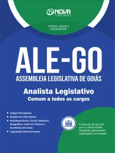 Apostila ALE-GO em PDF 2024 - Analista Legislativo (Comum a Todos os Cargos)