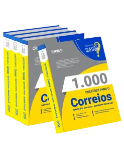 Livro 1.000 Questões Gabaritadas para o CORREIOS - Agente dos Correios - Atendente Comercial