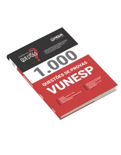 Livro 1.000 Questões Gabaritadas da Vunesp