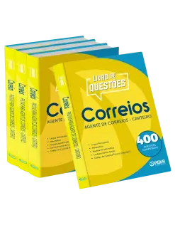 Livro 400 Questões Comentadas dos Correios - Agente de Correios - Carteiro