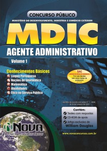 mdic agente administrativo volume 1