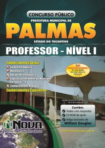 prefeitura de palmas professor nivel i