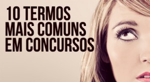 termos comuns sobre concursos