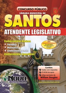 camara municipal santos atendente legislativo