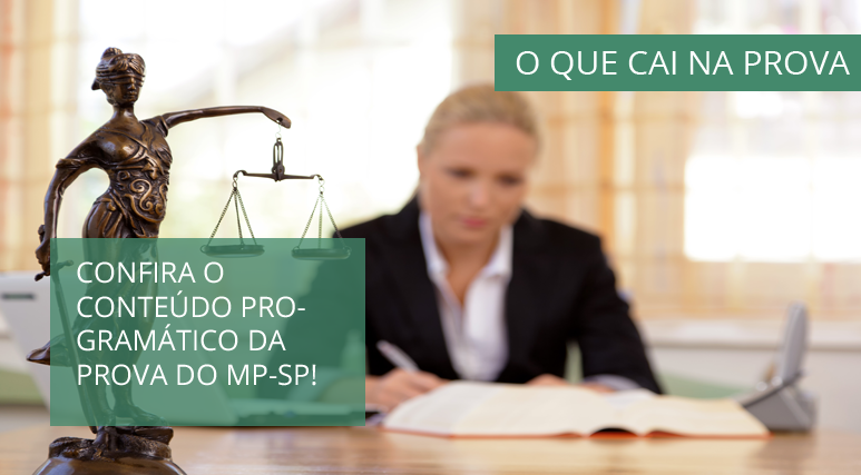 o que cai na prova mp sp