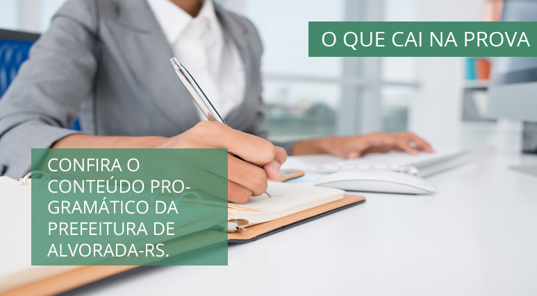 o que cai na prova prefeitura alvorada