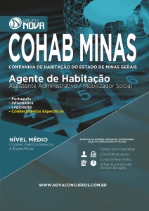 COHAB MG Agente de Habitação Assistente Adm e Mobilizador Social