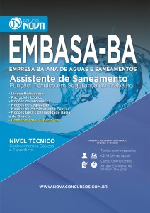 EMBASA BA Assistente de Saneamento Tecnico Seg Trabalho