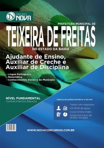 Teixeira de Freitas BA Ajudante de Ensino Auxiliar de Creche e Auxiliar de Disciplina