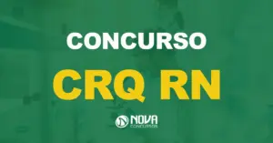 Profissionais de saúde em laboratório analisando amostras. Texto sobre a imagem Concurso CRQ RN