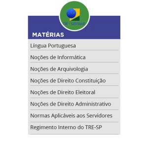 Materias TRE SP