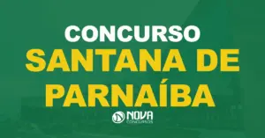 Fachada do prédio sede da Prefeitura de Santana de Parnaíba. Texto sobre a imagem Concurso Santana de Parnaíba